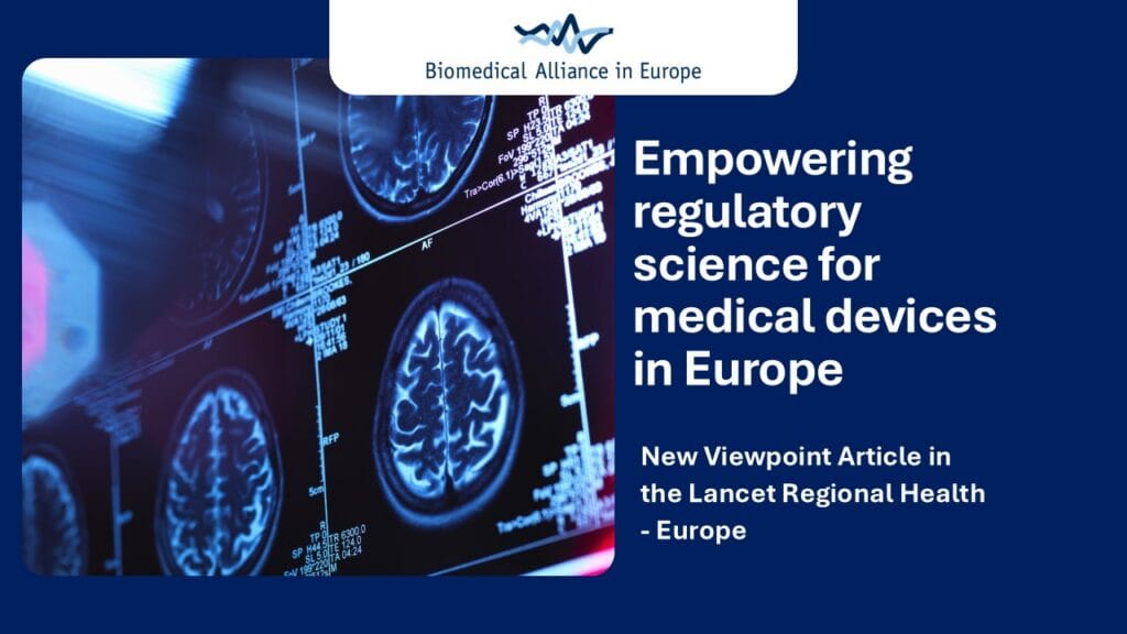 Biomedical Alliance in Europe Calls for regulatory science-driven overhaul of EU Medical Device and Diagnostic Regulations